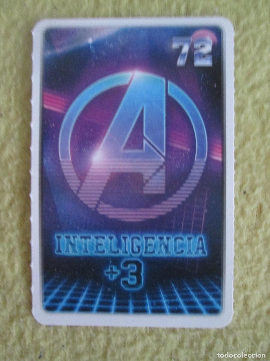 Trading cards: CARREFOUR 2022 - MARVEL DESCUBRE TU PODER - N&ordm; 72 - INTELIGENCIA - Foto 1
