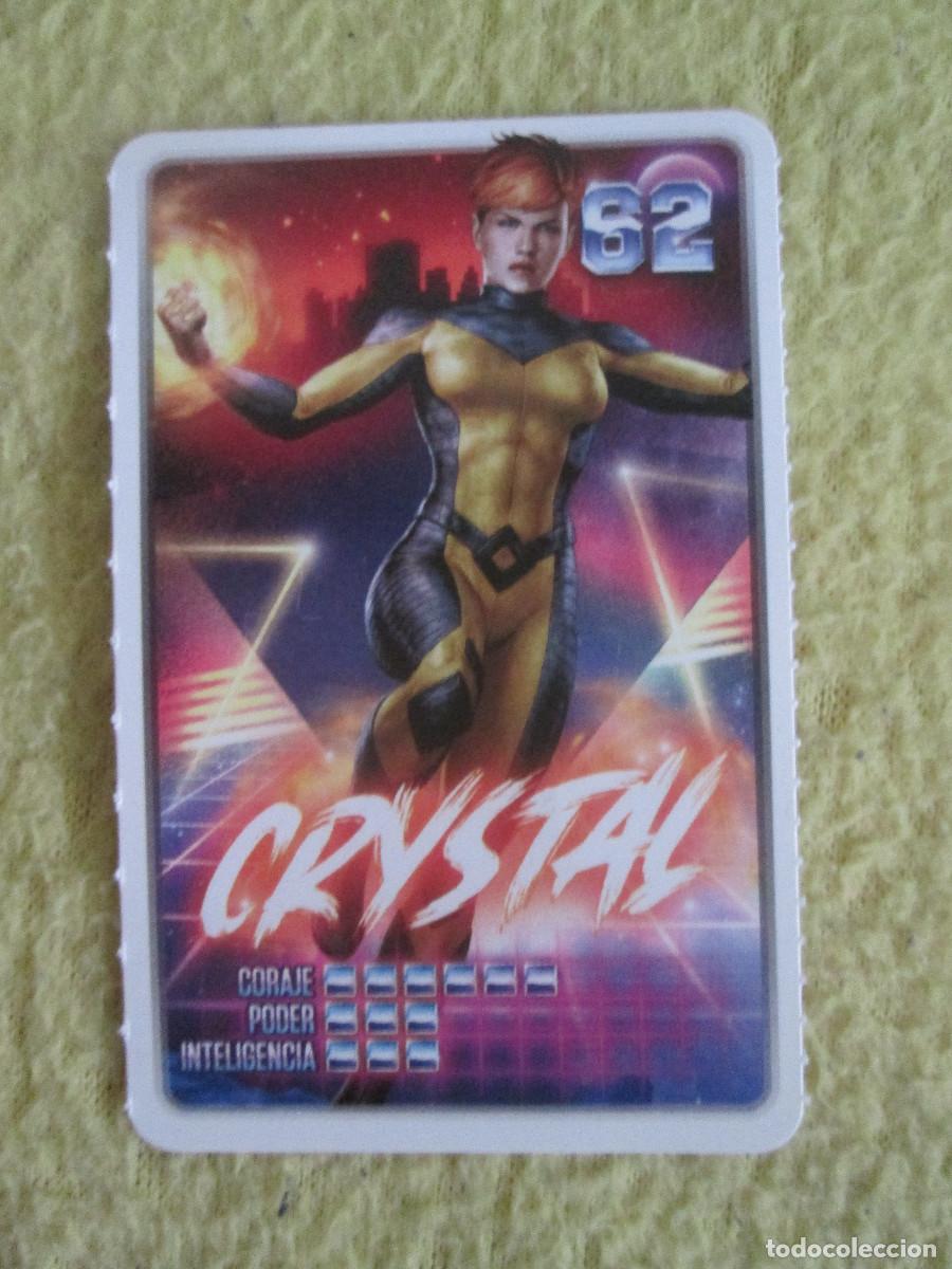 Trading cards: CARREFOUR 2022 - MARVEL DESCUBRE TU PODER - N&ordm; 62 - CRISTAL - Foto 1