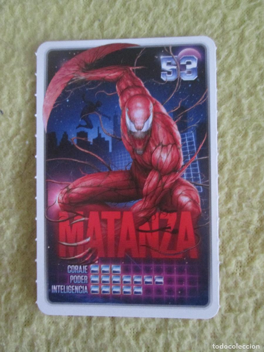 Trading cards: CARREFOUR 2022 - MARVEL DESCUBRE TU PODER - N&ordm; 53 - MATANZA - Foto 1