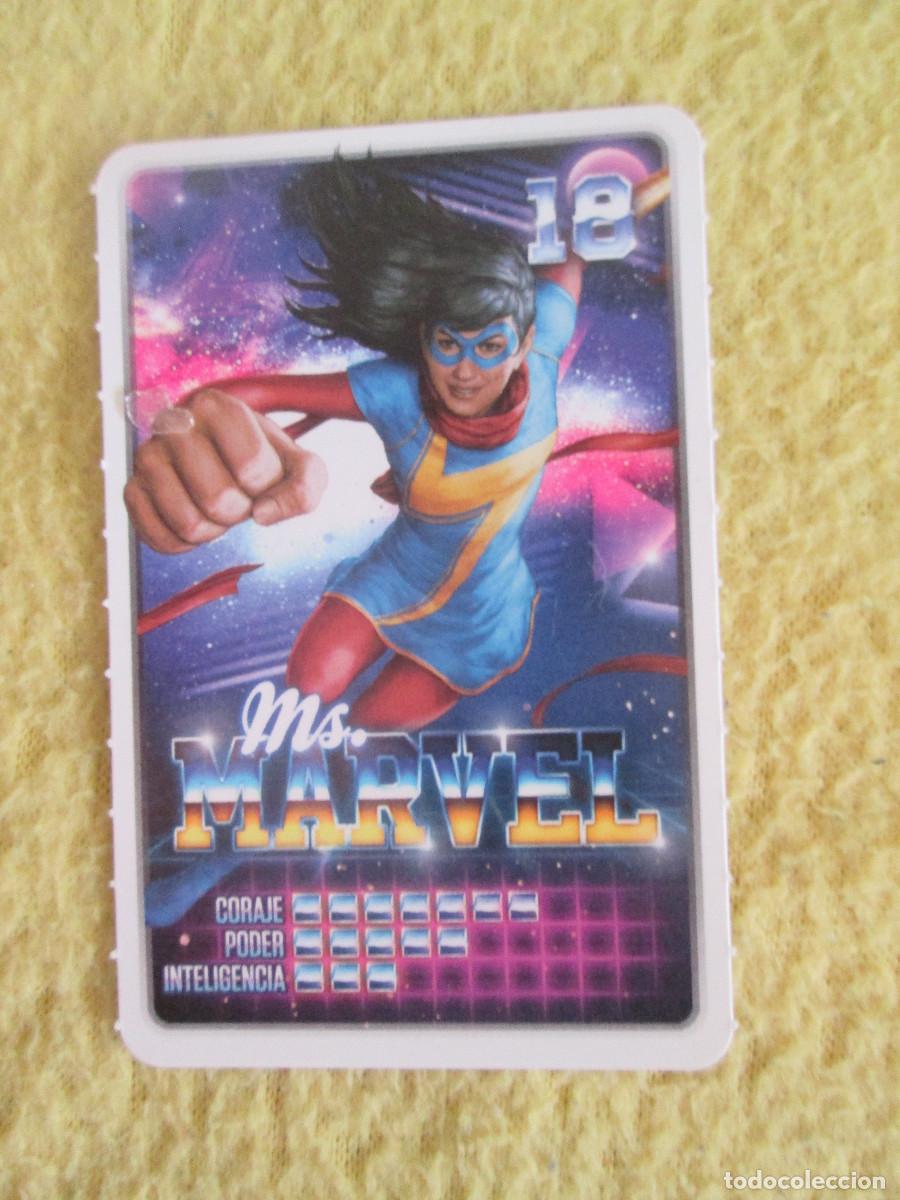 Trading cards: CARREFOUR 2022 - MARVEL DESCUBRE TU PODER - N&ordm; 18 - MS MARVEL - Foto 1