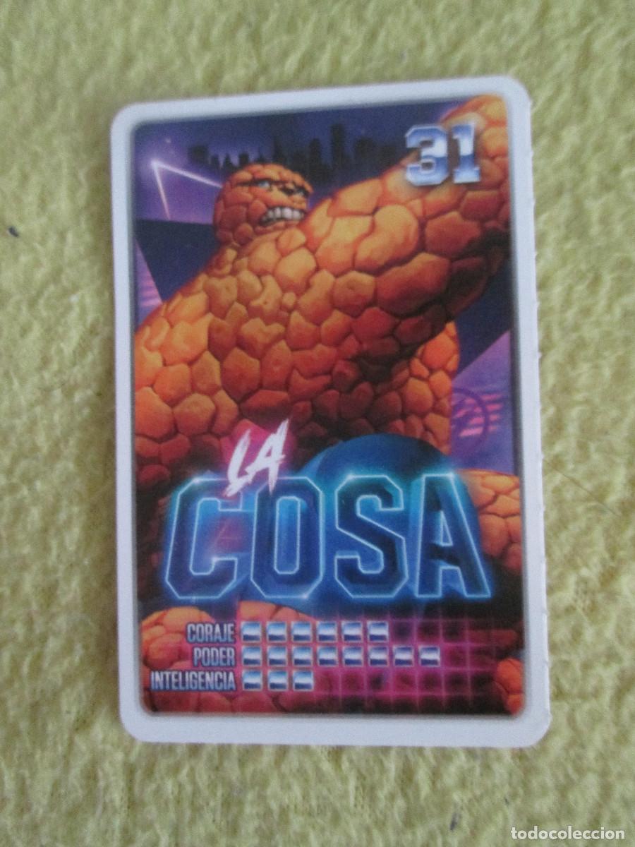 Trading cards: CARREFOUR 2022 - MARVEL DESCUBRE TU PODER - N&ordm; 31 - LA COSA - Foto 1