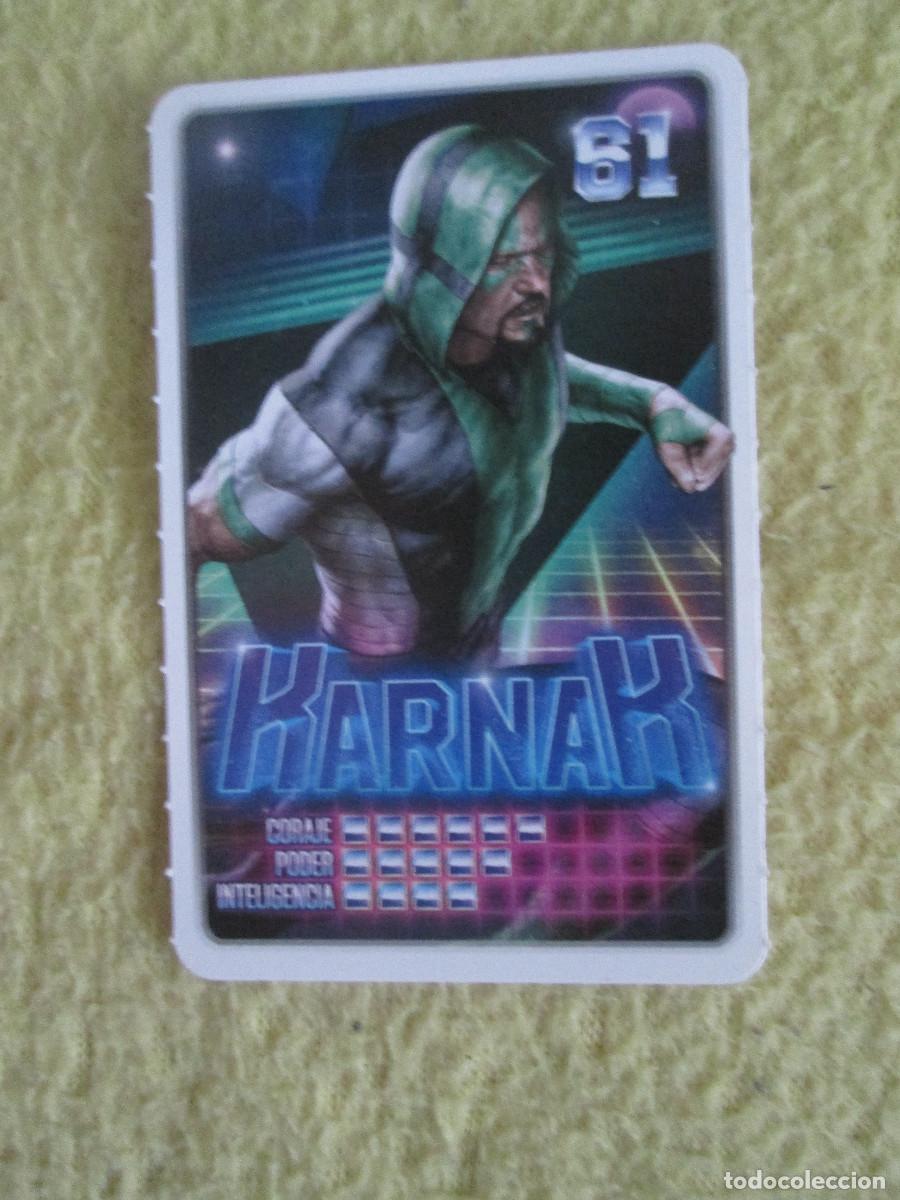 Trading cards: CARREFOUR 2022 - MARVEL DESCUBRE TU PODER - N&ordm; 61 - KARNAK - Foto 1