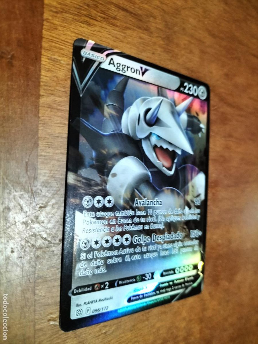 96 aggron v pokemon. origen perdido. brillante. - Comprar Cartas  colecionveis antigas no todocoleccion