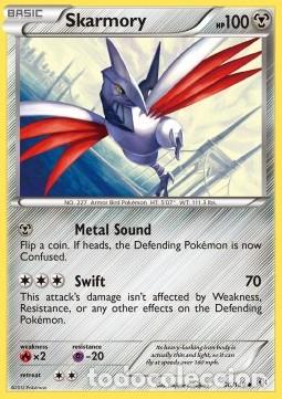 Trading cards: Carta pokemon Skarmory (BCR 96)-Confini Varcati-U - lingua ITA-condizione EX - Pokemon