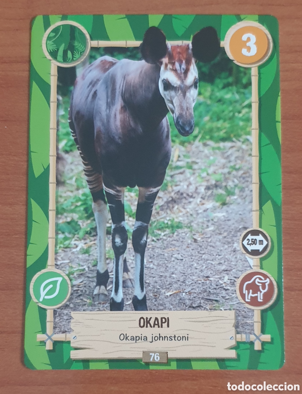 Trading cards: CARTA REWILD PANINI N&deg; 76 OKAPI - Foto 1
