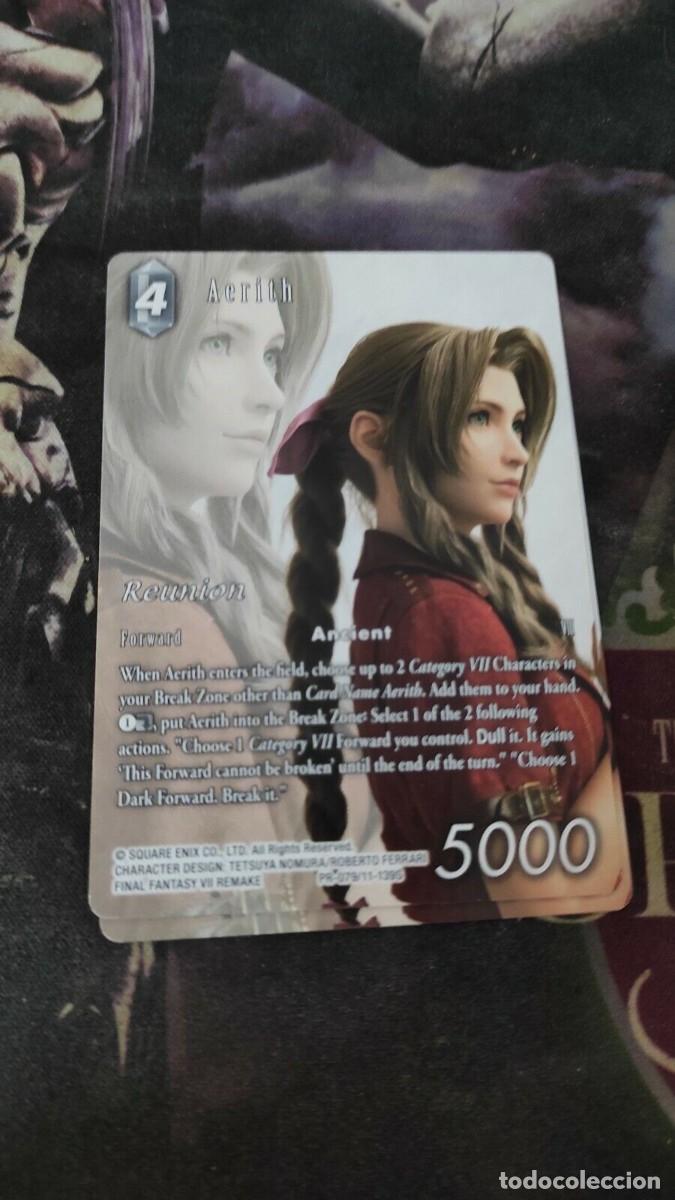 Trading Cards: Final Fantasy TCG Opus 11 XI Aerith Card 11-139S Reunion Full Art