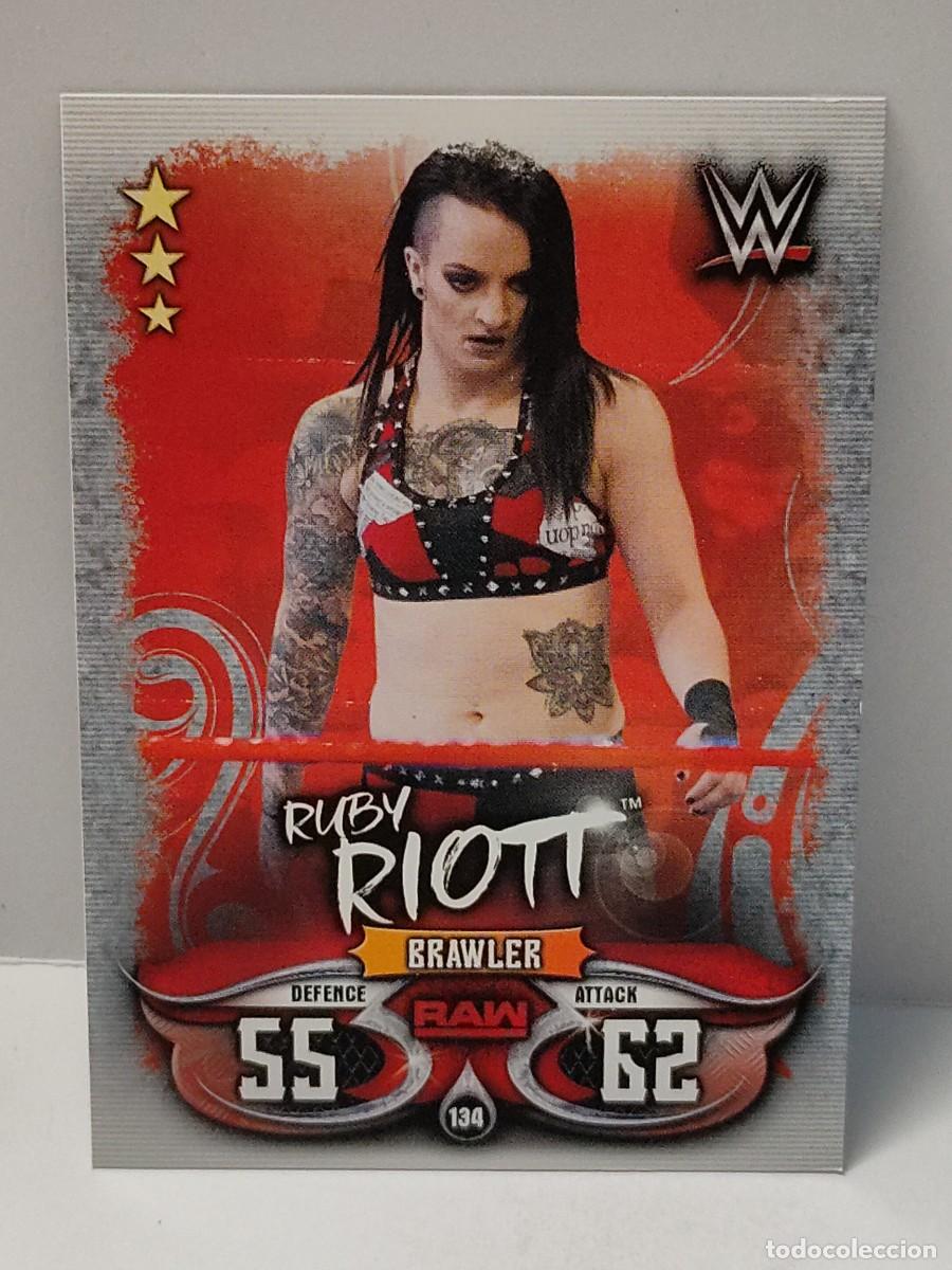 Trading cards: Cromo TOPPS SLAM ATTAX LIVE 2018 W- RAW - BRAWLER- RUBY RIOTT 134 - Foto 1