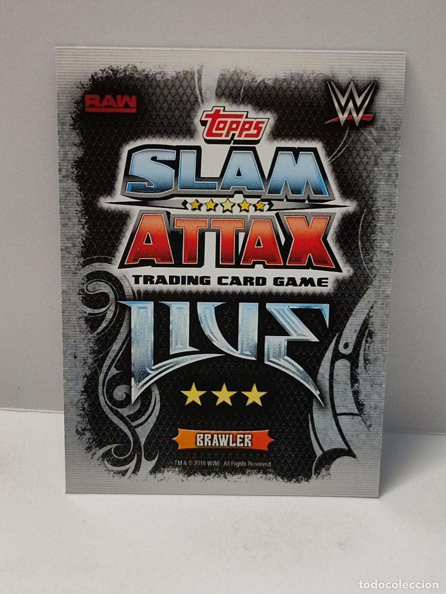 Trading cards: Cromo TOPPS SLAM ATTAX LIVE 2018 W- RAW - BRAWLER- RUBY RIOTT 134 - Foto 2