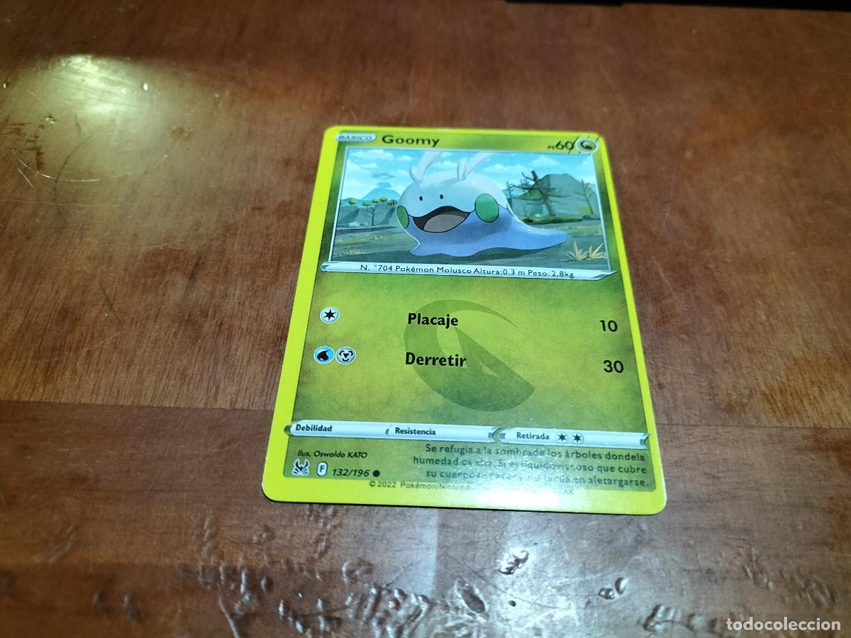 Trading Cards: 132 GOOMY POKEMON. SILVER TEMPEST. CARTA. CROMO. COMO NUEVA