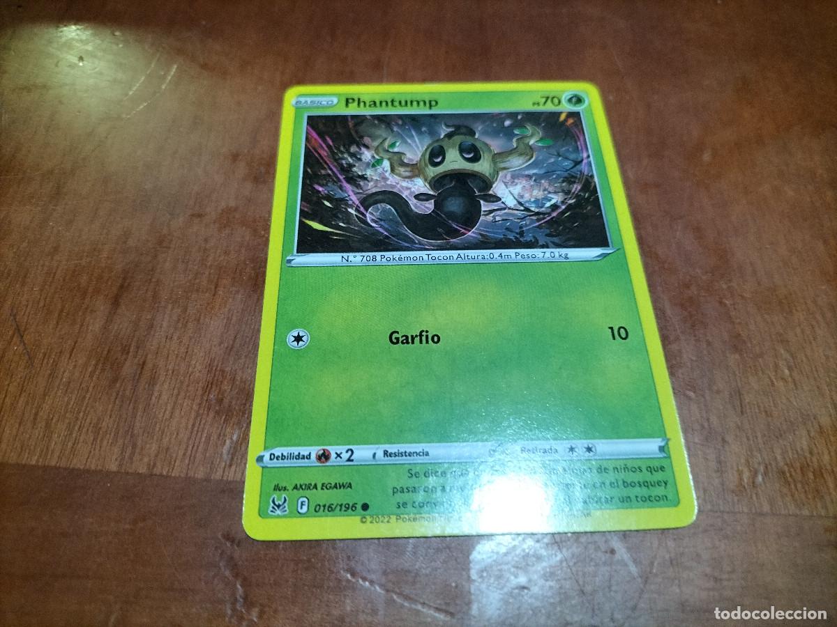16 phantump pokemon. silver tempest. carta. cro - Buy Antique trading cards  on todocoleccion