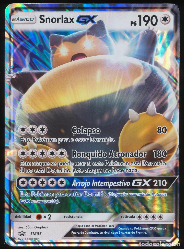 Trading Cards: #SM05. SNORLAX GX (Promo) - S&L Cartas Promocionales - JUMBO CARTA Pokemon