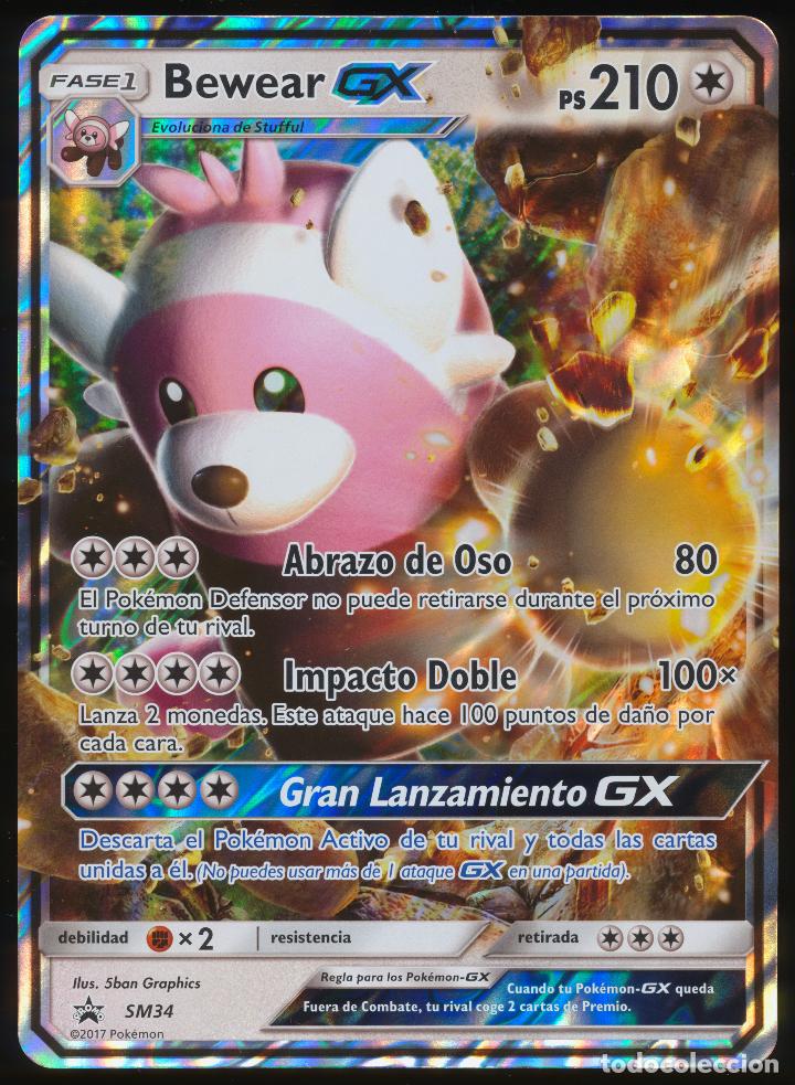 Trading Cards: #SM34. BEWEAR GX (Promo) - S&L Cartas Promocionales - JUMBO CARTA Pokemon
