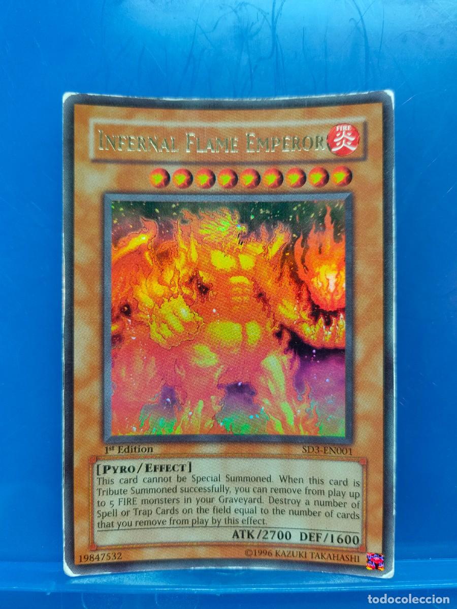 yu-gi-oh! - infernal flame emperor sd3-en001 ul - Buy Antique trading cards  on todocoleccion