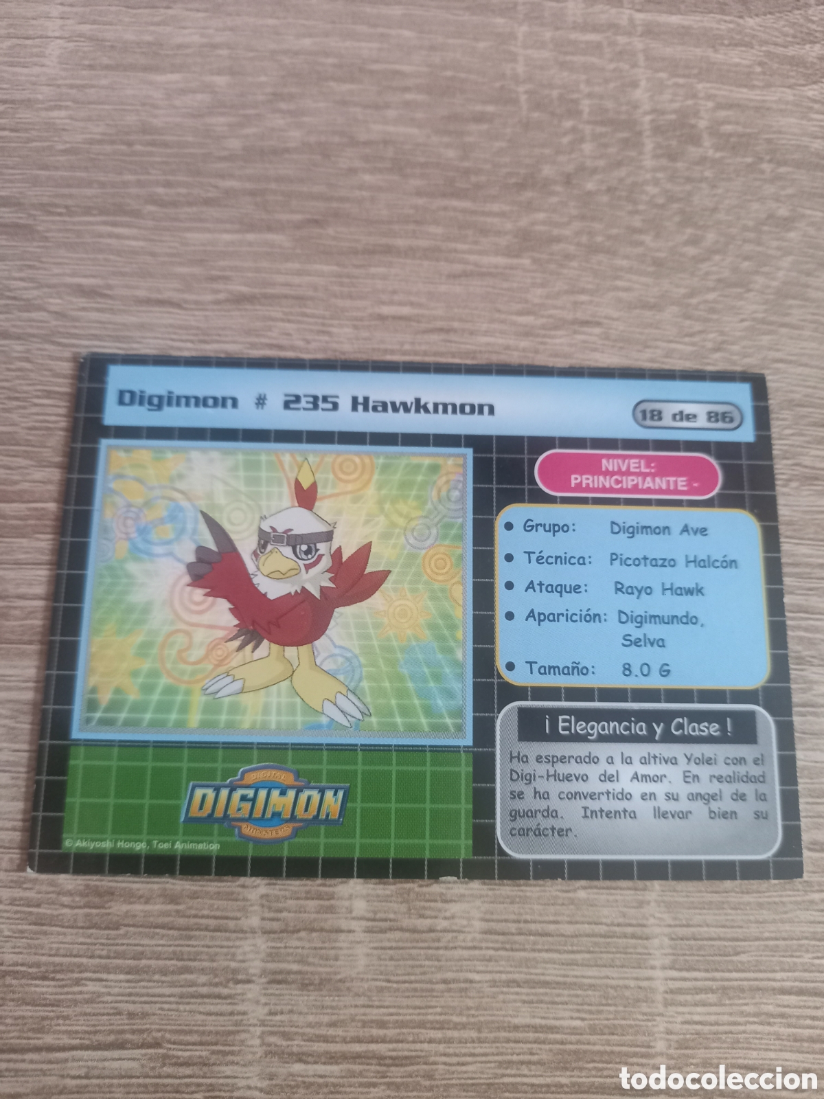 Trading cards: Digimon serie 2. Card 18 de 86 hawkmon - Foto 2