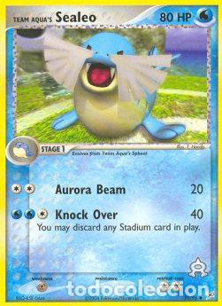 Trading Cards: Carta pokemon Team Idro Sealeo (A Beam)-EX Team Magma vs Team Idro-U - lingua EN-condizione EX - Pok