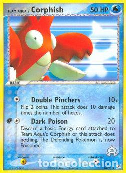 Trading Cards: Carta pokemon Team Idro Corphish (D Pinchers)-EX Team Magma vs Team Idro-U - lingua EN-condizione EX