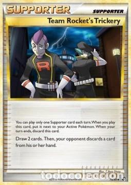 Trading Cards: Carta pokemon Tranello dei Team Rocket-Senza Paura-U - lingua ITA-condizione EX - Pokemon