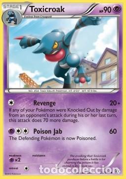 Trading Cards: Carta pokemon Toxicroak (BCR 66)-Confini Varcati-R - lingua ITA-condizione GD - Pokemon