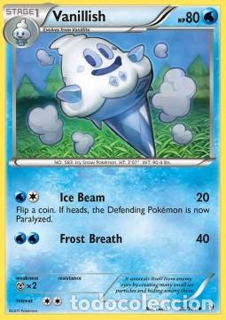 Trading Cards: Carta pokemon Vanillish (NVI 28)-Vittorie Regali-U - lingua ITA-condizione EX - Pokemon