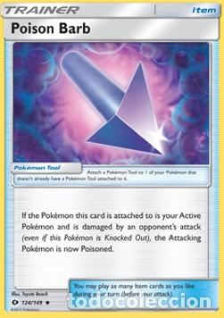 Trading Cards: Carta pokemon Velenaculeo (SUM 124)-Sole e Luna-U - lingua ITA-condizione NM - Pokemon