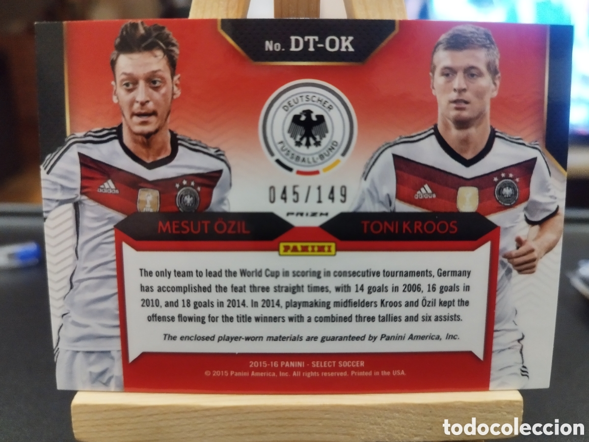 Trading cards: OZIL & KROOS Panini Select Double Team /149 - Foto 2