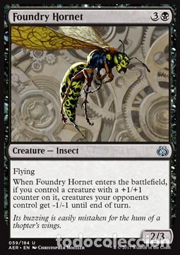 Trading Cards: Carta MTG-Calabrone della Fonderia-Aether Revolt-ITA-NM-U - Magic The Garthering