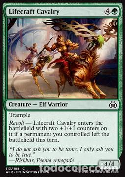 Trading Cards: Carta MTG-Cavalleria Forgiavita-Aether Revolt-ITA-NM-C - Magic The Garthering