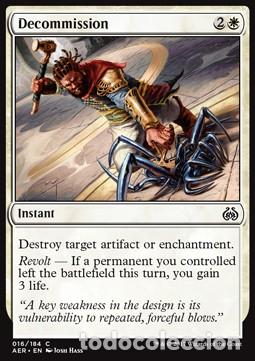 Trading Cards: Carta MTG-Disabilitare-Aether Revolt-ITA-NM-C - Magic The Garthering