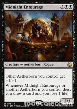 Trading Cards: Carta MTG-Entourage di Mezzanotte-Aether Revolt-ITA-NM-R - Magic The Garthering