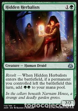 Trading Cards: Carta MTG-Erboristi Nascosti-Aether Revolt-ITA-NM-U - Magic The Garthering
