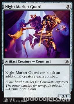 Trading Cards: Carta MTG-Guardia del Mercato Notturno-Aether Revolt-ITA-NM-C- - Magic The Garthering
