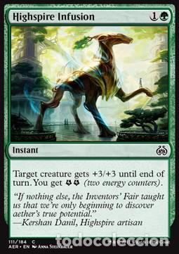 Trading Cards: Carta MTG-Infusione di Altaguglia-Aether Revolt-ITA-NM-C- - Magic The Garthering