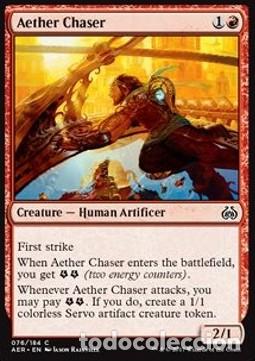 Trading Cards: Carta MTG-Inseguitore d'Etere-Aether Revolt-ITA-NM-C- - Magic The Garthering