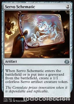 Trading Cards: Carta MTG-Progetto di Servomeccanismo-Aether Revolt-ITA-NM-U- - Magic The Garthering