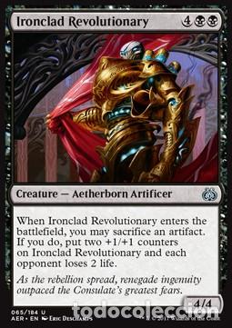 Trading Cards: Carta MTG-Rivoluzionario Corazzato-Aether Revolt-ITA-NM-U- - Magic The Garthering