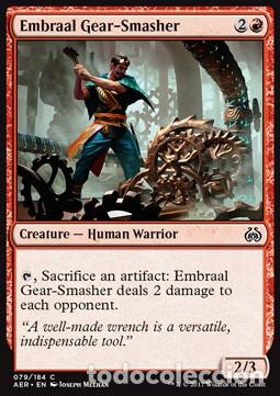 Trading Cards: Carta MTG-Spacca-Ingranaggi di Embraal-Aether Revolt-ITA-NM-C- - Magic The Garthering