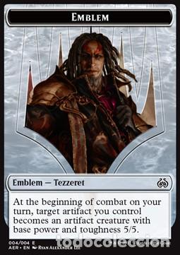 Trading Cards: Carta MTG-Tezzeret the Schemer Emblem-Aether Revolt-ITA-NM-Token- - Magic The Garthering