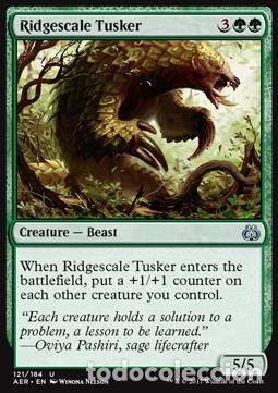 Trading Cards: Carta MTG-Zannuto Scagliarugosa-Aether Revolt-ITA-NM-U- - Magic The Garthering