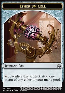 Trading Cards: Carta MTG-Etherium Cell Token-Aether Revolt-ITA-NM-Token - Magic The Garthering
