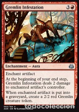 Trading Cards: Carta MTG-Infestazione di Gremlin-Aether Revolt-ITA-NM-U- - Magic The Garthering