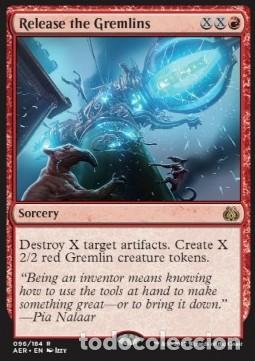 Trading Cards: Carta MTG-Liberare i Gremlin-Aether Revolt-ITA-NM-R- - Magic The Garthering