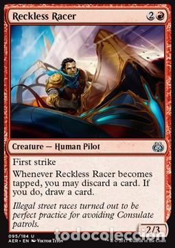 Trading Cards: Carta MTG-Pilota Temerario-Aether Revolt-ITA-NM-U- - Magic The Garthering