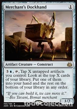 Trading Cards: Carta MTG-Portuale del Mercante-Aether Revolt-ITA-NM-R- - Magic The Garthering