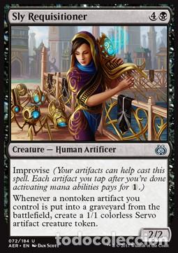 Trading Cards: Carta MTG-Requisitrice Astuta-Aether Revolt-ITA-NM-U- - Magic The Garthering