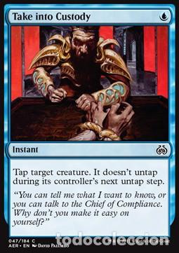 Trading Cards: Carta MTG-Prendere in Custodia-Aether Revolt-ITA-NM-C- - Magic The Garthering