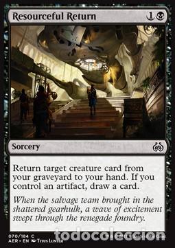 Trading Cards: Carta MTG-Restauro Ingegnoso-Aether Revolt-ITA-NM-C- - Magic The Garthering