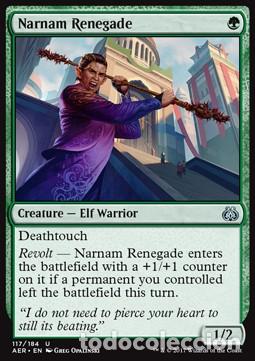 Trading Cards: Carta MTG-Rinnegato di Narnam-Aether Revolt-ITA-NM-U- - Magic The Garthering