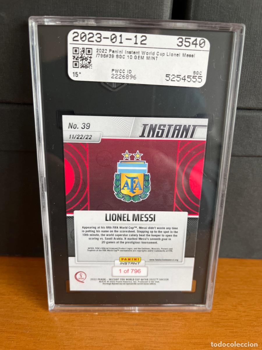 Trading cards: Cromo de messi panini instant - Foto 2