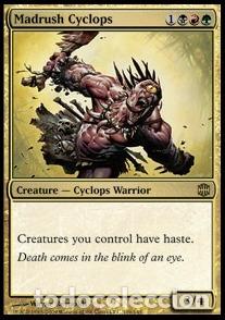 Trading Cards: Carta MTG-Ciclope in Carica-Alara Reborn-ITA-NM-R- - Magic The Garthering