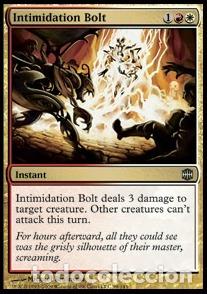 Trading Cards: Carta MTG-Fulmine Intimidatorio-Alara Reborn-ITA-EX-Uncommon- - Magic The Garthering